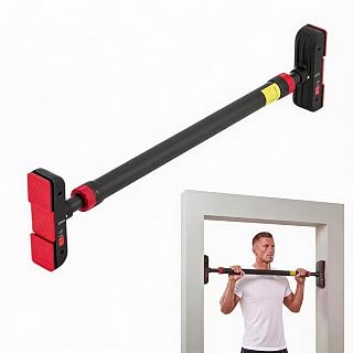 Garvee Pull-Up Bar for Doorways,Adjustable Chin Up Bar with Level Meter | 440 LBS Max Load,No Screws Home Gym Bar