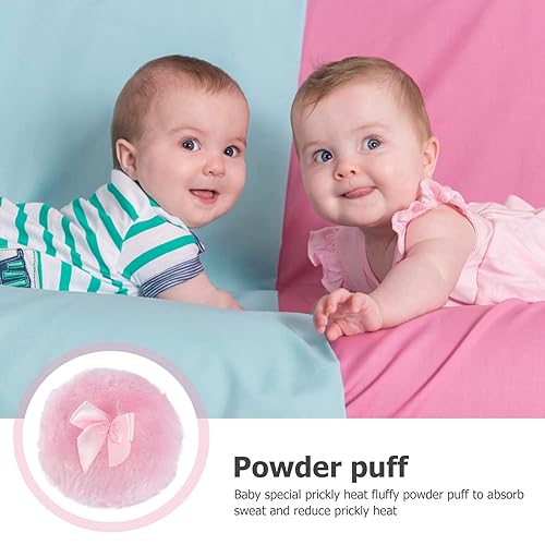 Miniatura 8 de 3 piezas de polvo para polvo facial soplo de polvo suelto soplo de polvo grande soplo de polvo de maquillaje corporal polvo de base de soplo