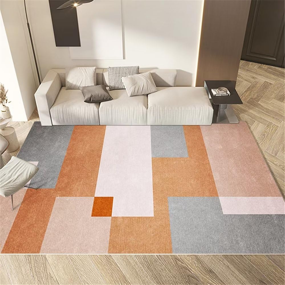 Tapis salon moderne gris 100x160cm pour créer une ambiance chaleureuse en chambre adulte
