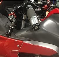 Vista 4 de Contrapeso 7/8 ''0.866 in CNC aluminio manillar de motocicleta manillar mano agarraderas extremos para Yamaha MT -09 Mt09 07 SJ6N XJ6 FZ6 SJ6S FZ6S