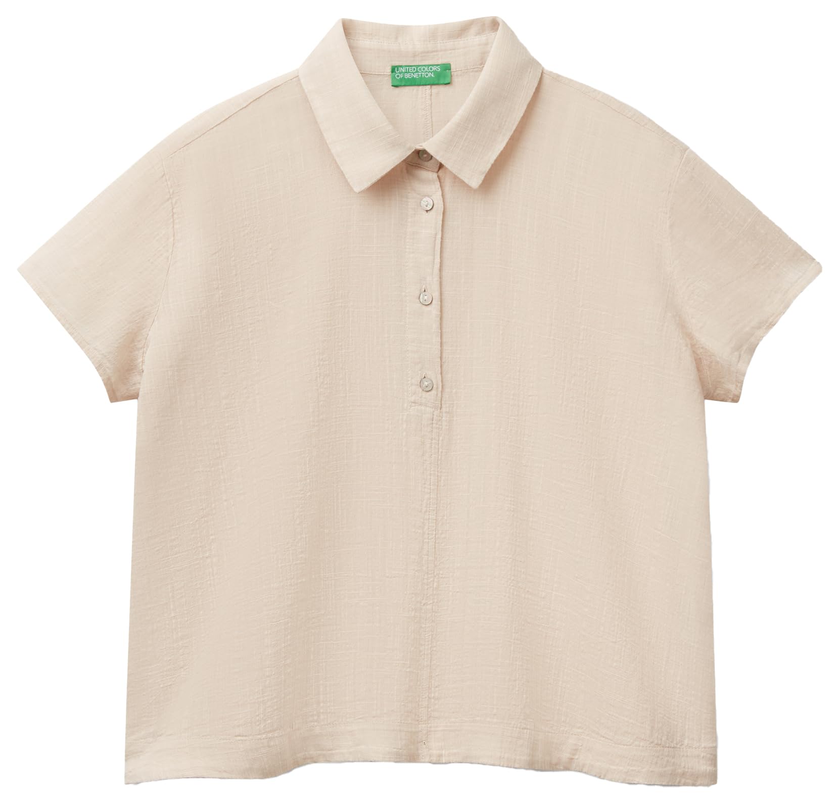 United Colors of Benetton Shirt, Beige, XS
