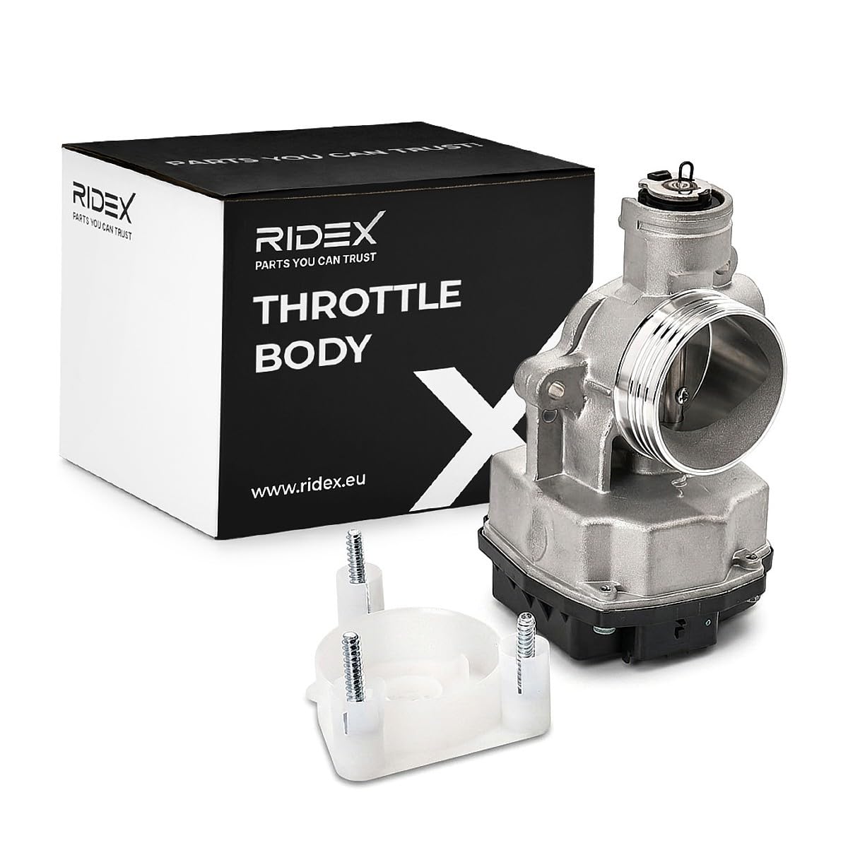 RIDEX Boîtier papillon électronique 12V, Compatible avec PEUGEOT 206 3/5 portes 2A/C 1635R8 9640796280