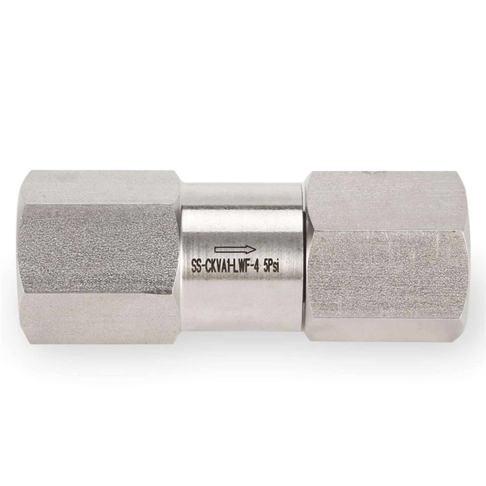 Válvula de retención de Acero Inoxidable 316, 3000 psig, antirretorno, unidireccional, Hembra, NPT, Macho, NPT, 1/4", 3/8", 1/2", conexión, reemplazo(45293)