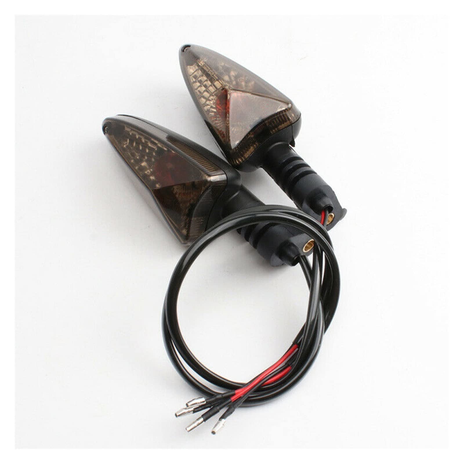 Indicateurs De Virage De Moto 1 Paire De Clignotants De Moto Feux Fumée Shell Clignotant Accessoires Directionnels pour Triumph Street Triple R/S 2008-2017