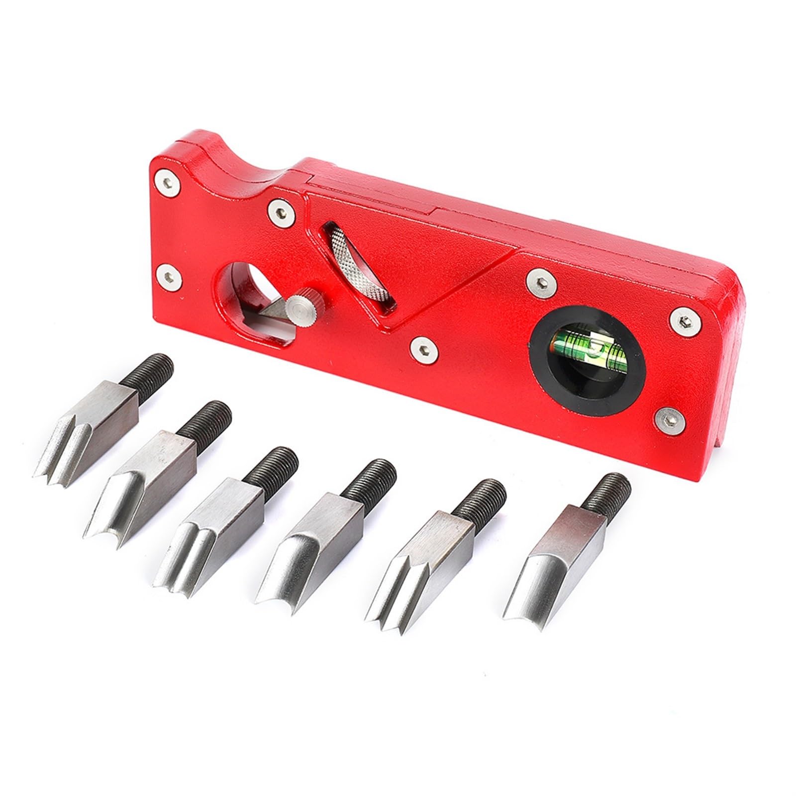 Strugarka do Drewna, Strugarka ręczna Szybkie przycinanie krawędzi i fazowanie Strugarka do fazowania pod kątem 45 stopni Ręczna strugarka do obróbki drewna(Planer with 6 blades)