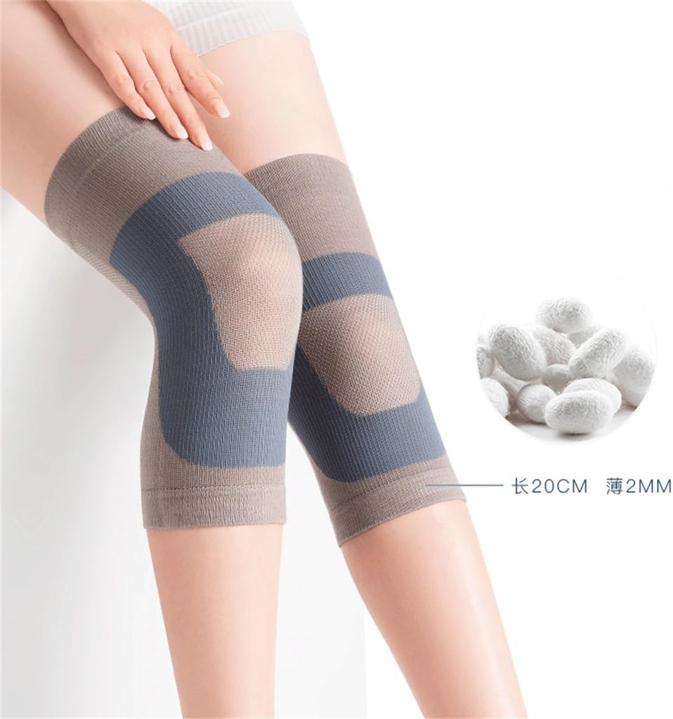 Brushed Silk Knee Pads In Air-conditioned Rooms, Warm And Thin, Short Underwear, Dance Yoga