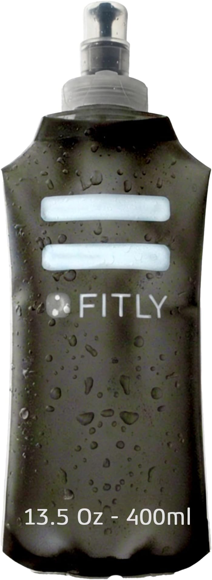 Soft Flask - Shrink As You Drink Soft Water Bottle for Hydration Pack - Folding Water Bottle Ideal for Running, Hiking, Cycling, Climbing & Rigorous Activity