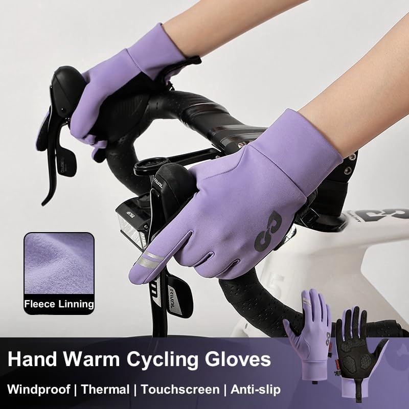 Ski Mask & Winter Gloves Cycling Running - Cold Weather Warm Face Mask and Hand Warm Gloves