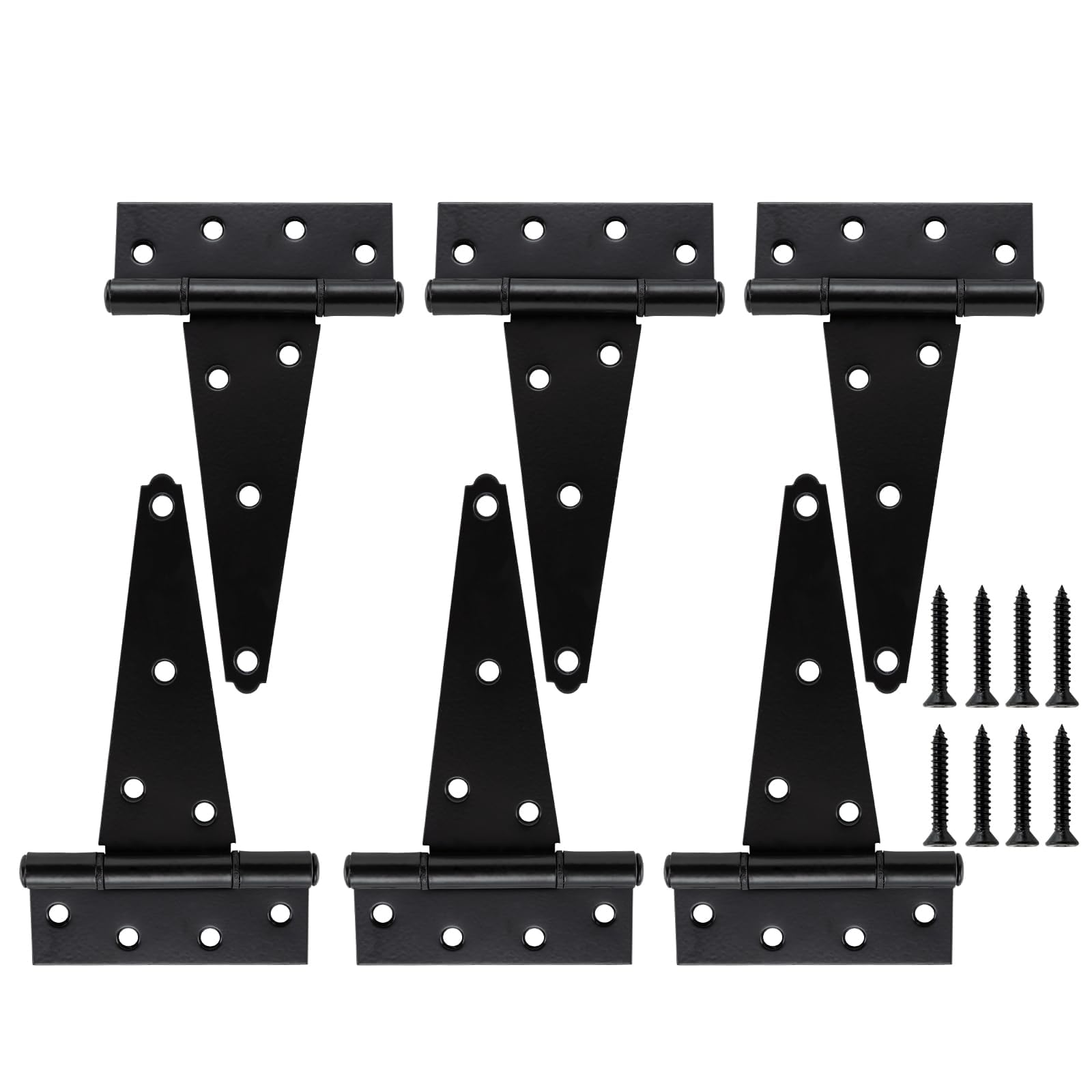 Heavy Duty Gate Hinges - 6 Pack -12 Heavy Duty Gate Hinges - 6 Pack -12