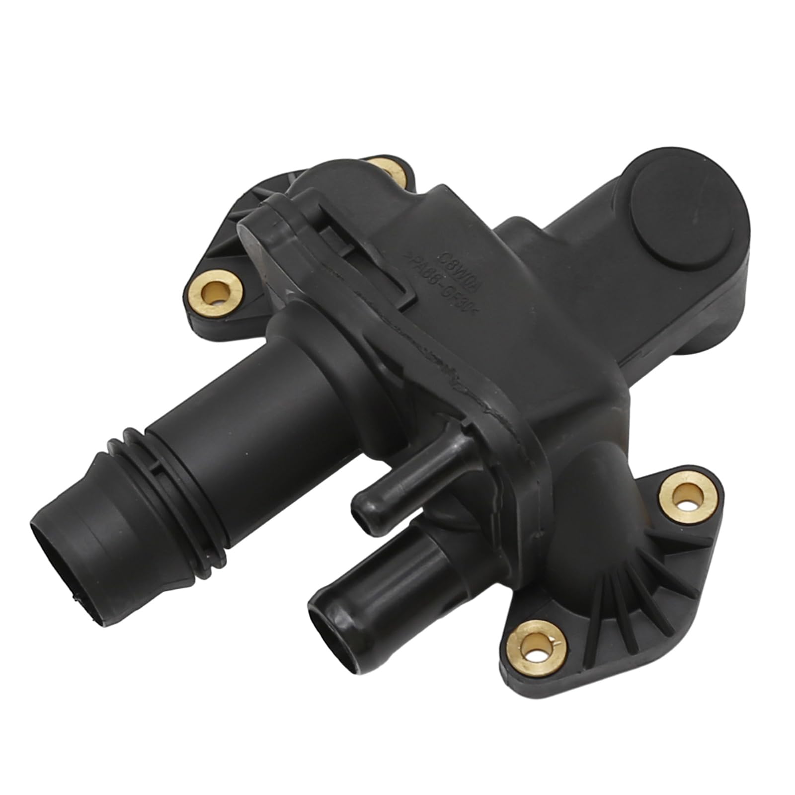 Hoypeyfiy LR073372 Boîtier de thermostat sortie d'eau tuyau de boîtier de remplacement pour Land Range Rover Sport Discovery 3 4 Jaguar S Type X200 1316061 JDE38234 1331447 1357091