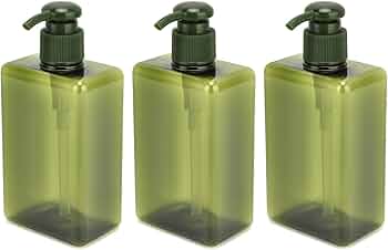 ポンプ式シャンプー 400ml 3個セットプラス➕️ベルガモットボトル