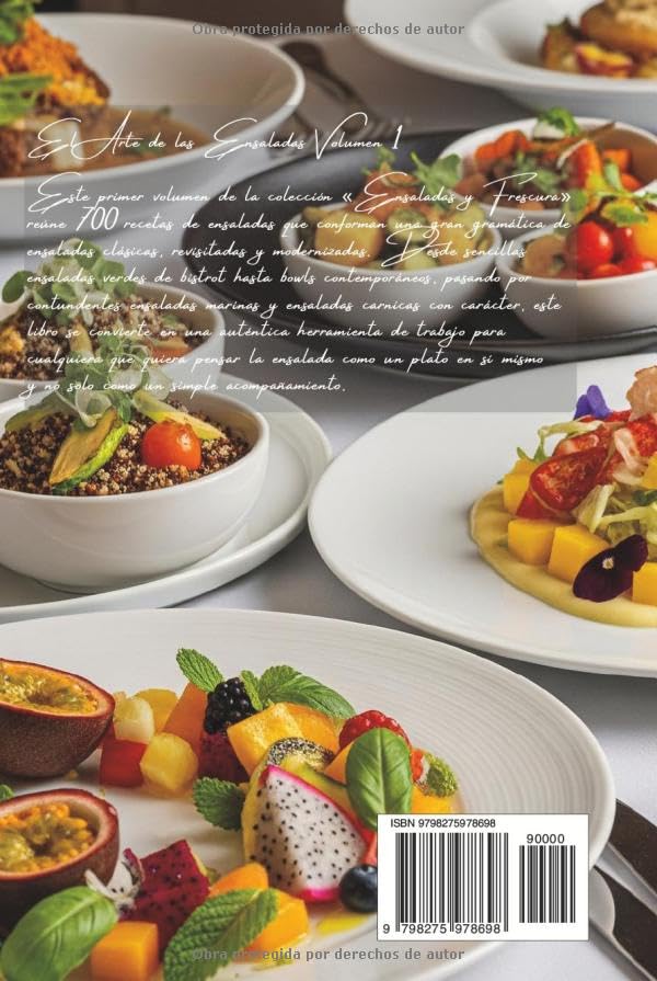 Miniatura 2 de Los Clásicos Imprescindibles (700 Recetas) Ensaladas y Frescura Volumen Uno