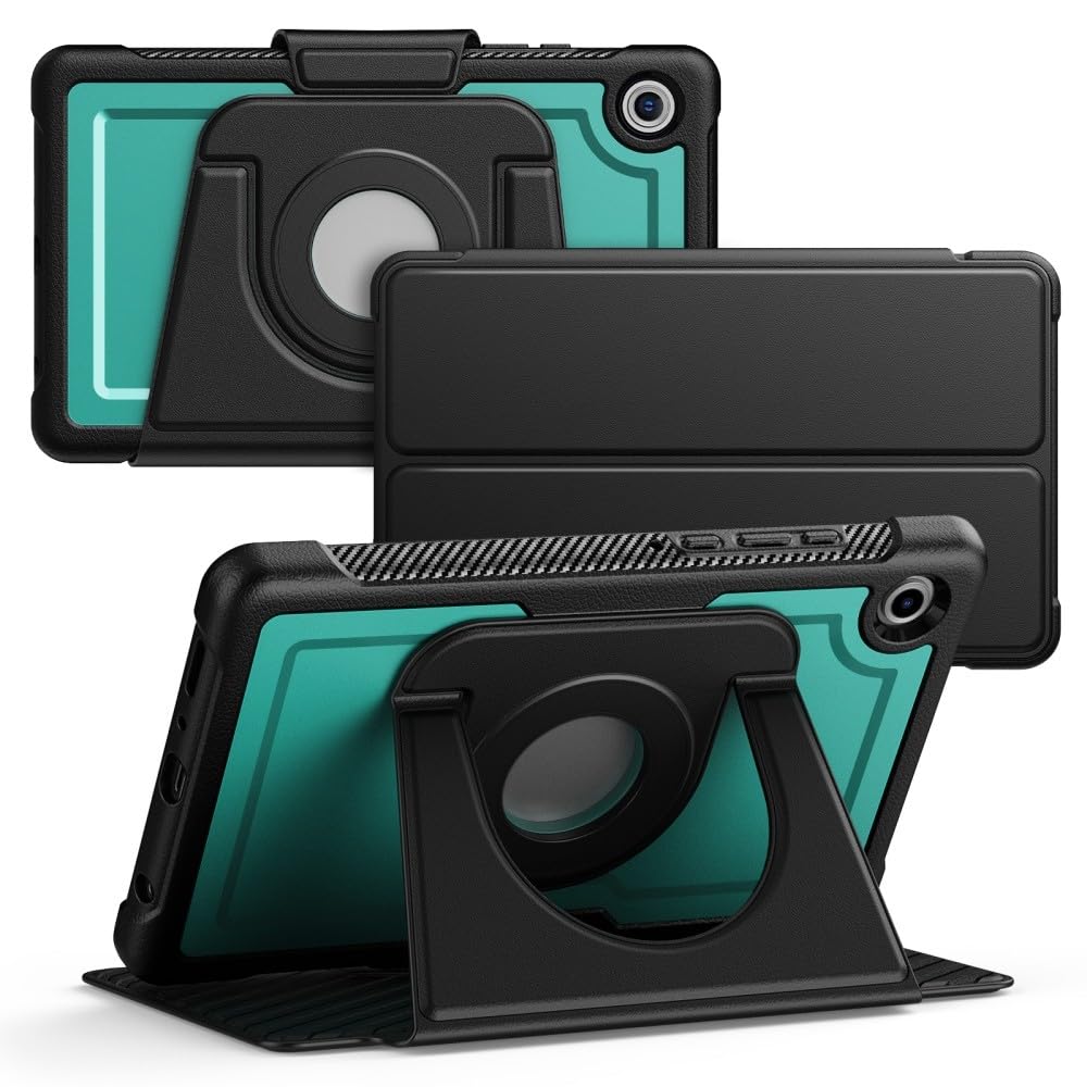 Housse Samsung Galaxy Tab A9 Étui Vert Foncé Idéal pour Voyager
