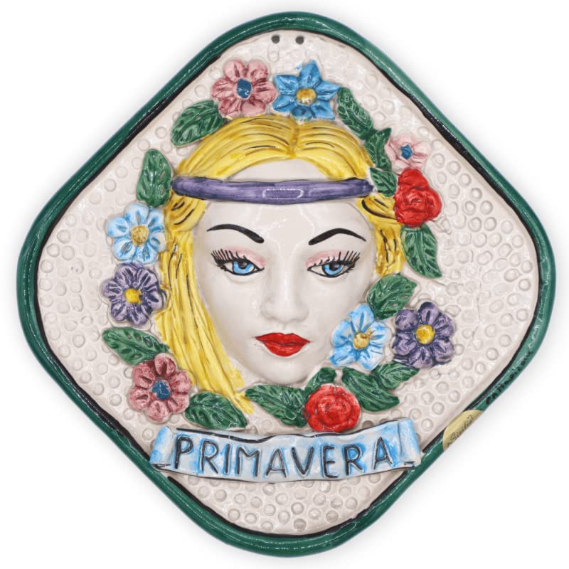 Paneles decorativos de Sicilia Bedda Capaci Primavera con relieve artístico tradicional