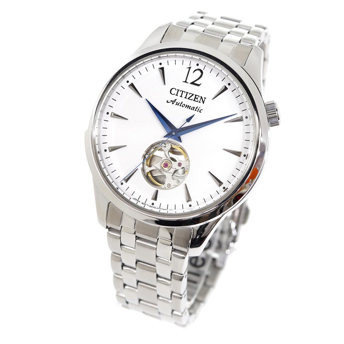 極美品　CITIZEN　シチズン　ダイヤ　ホワイト　シルバー　自動巻き　腕時計 極美品 CITIZEN シチズン ダイヤ ホワイト シルバー 自動巻き 腕時計