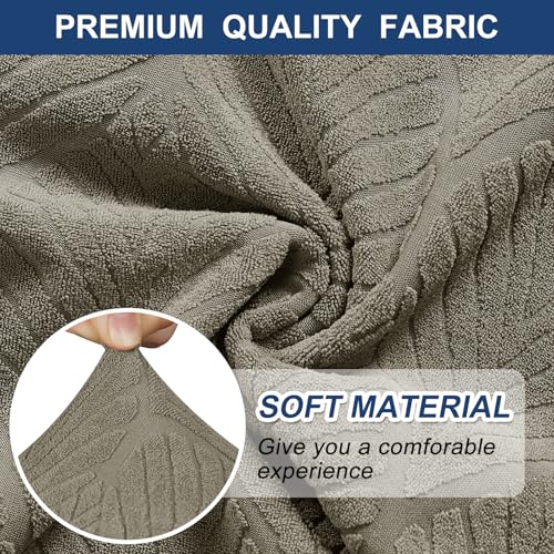 Image of Lellen Waterproof Bar Stools Cover - Bar Chair Covers with Back,Counter Stool Chair Covers Slipcover Pub Bar Stool Slipcovers,High Back Counter Chair Cover for Home Kitchen