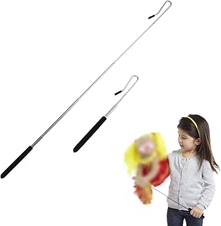 2 Pcs Adjustable Puppet Handles Arm Control Rod, Puppet Rods,8-21 Inch Extendable Metal Stick Accessory for Small and Large Puppets,Jeffy with Stick,Jeffy Puppet,Sml Puppets