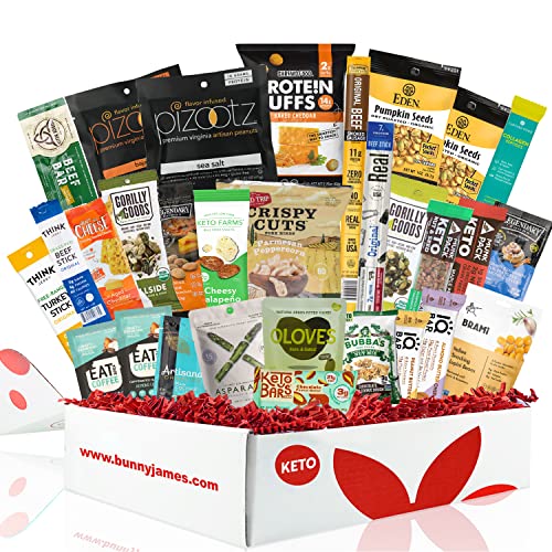 Ultimate Keto Snack Box Sampler Gift Low Carb (5G or less) Low Sugar