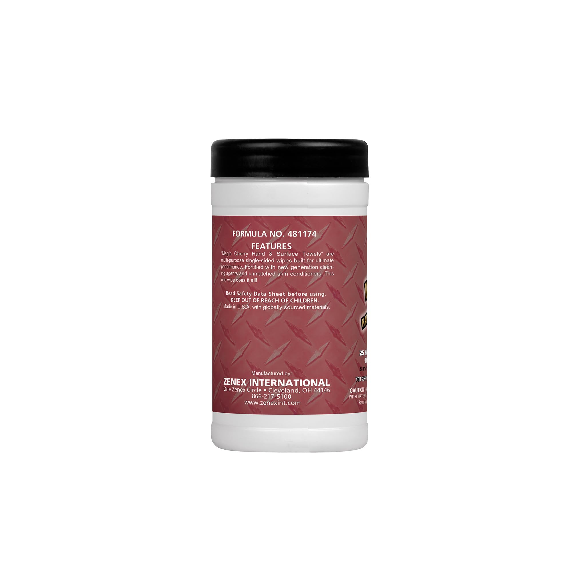 Magic Cherry Duftende strapazierfähige Reinigungstücher – einseitige Hand- und Oberflächentücher | 25 Blatt | professionelle Reinigung | wasserlos | reinigt Fett, Öl, Schmutz und mehr (3er-Pack)