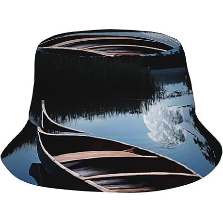 Moonlit Canoe: Allagash River Canopy