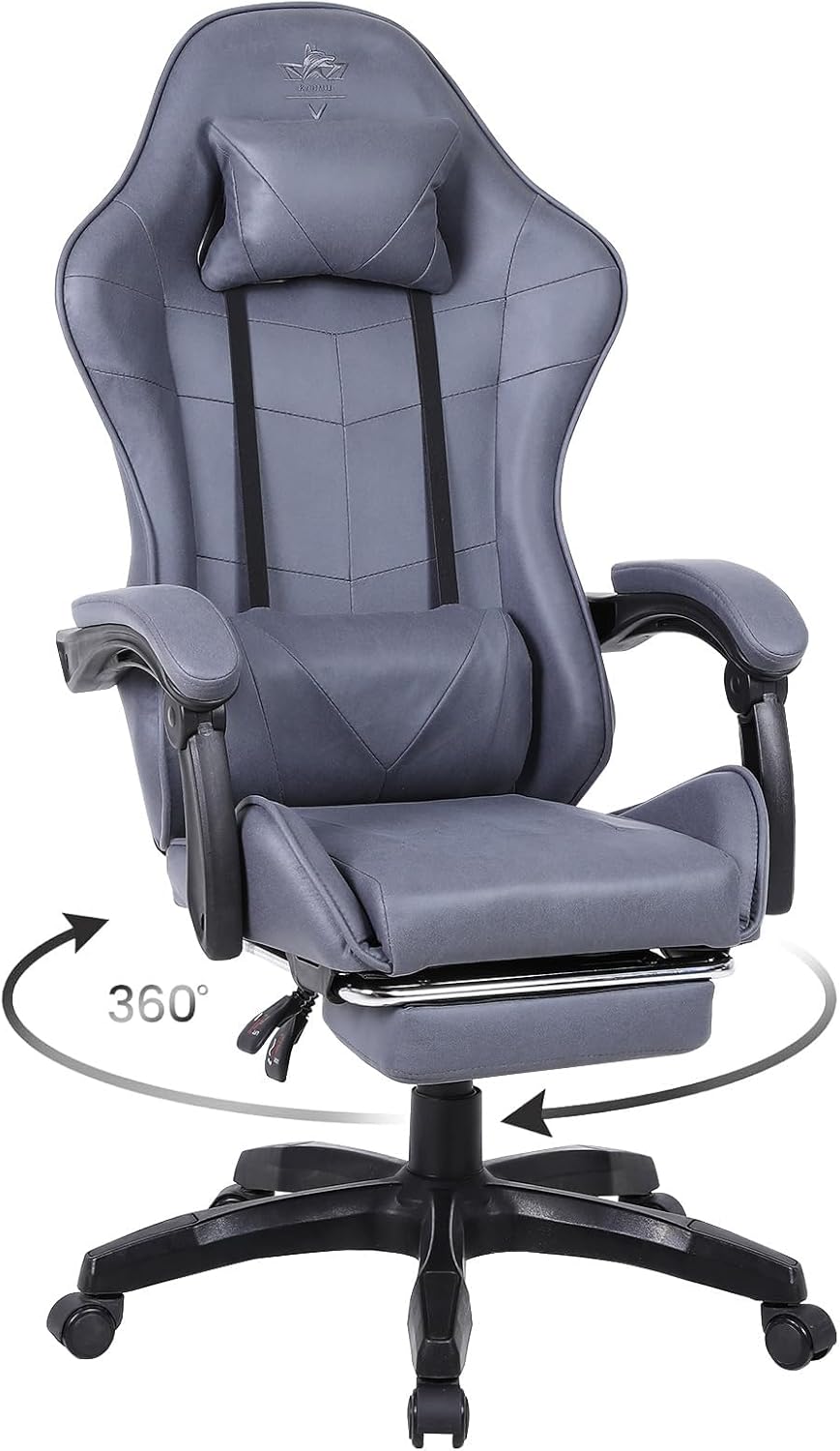 Silla de oficina con respaldo alto, silla de oficina para videojuegos, silla de escritorio para carreras, silla giratoria ejecutiva ergonómica de