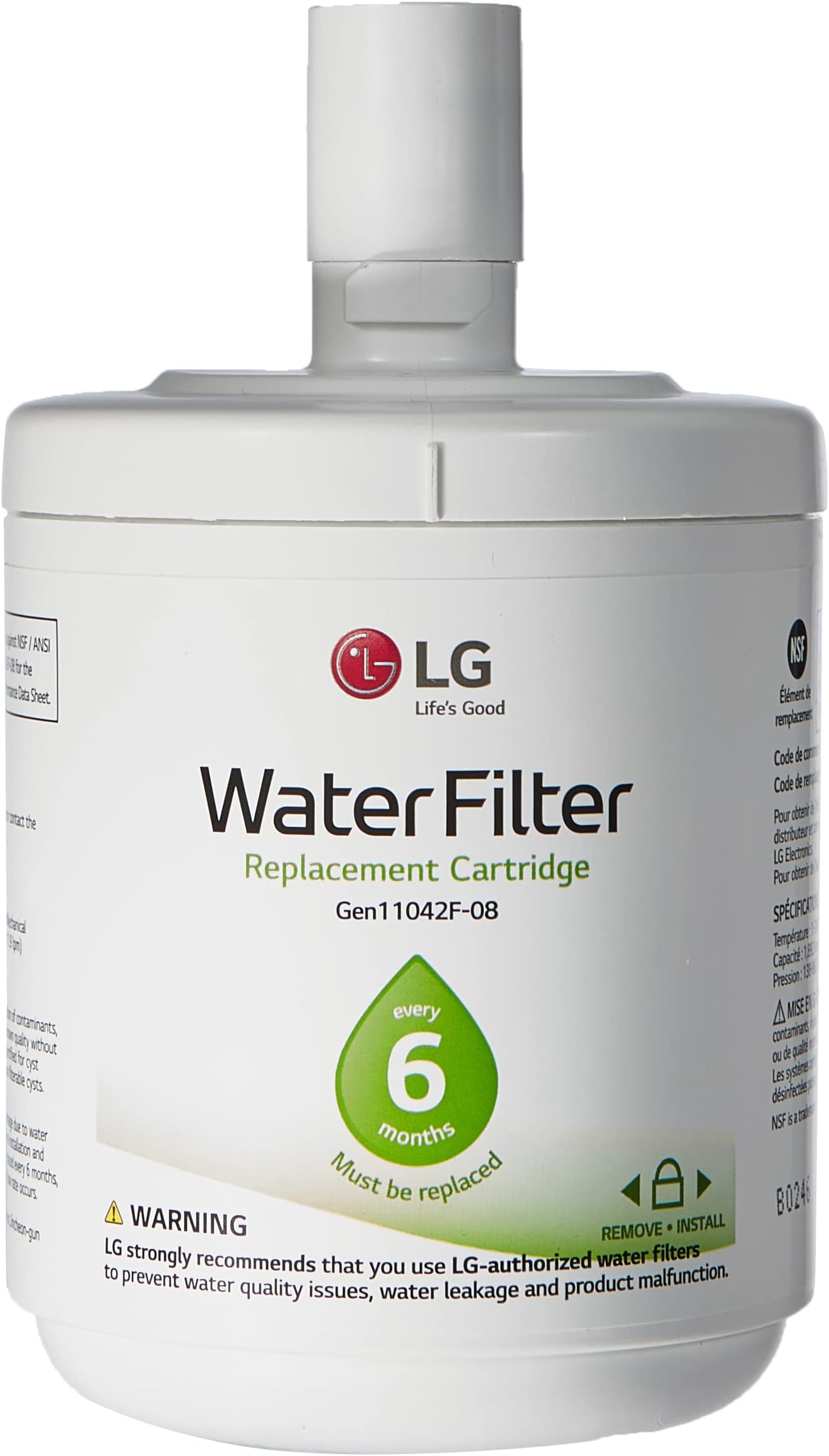 LG Electronics ADQ72910901 Refrigerator Replacement Water Filter Assembly