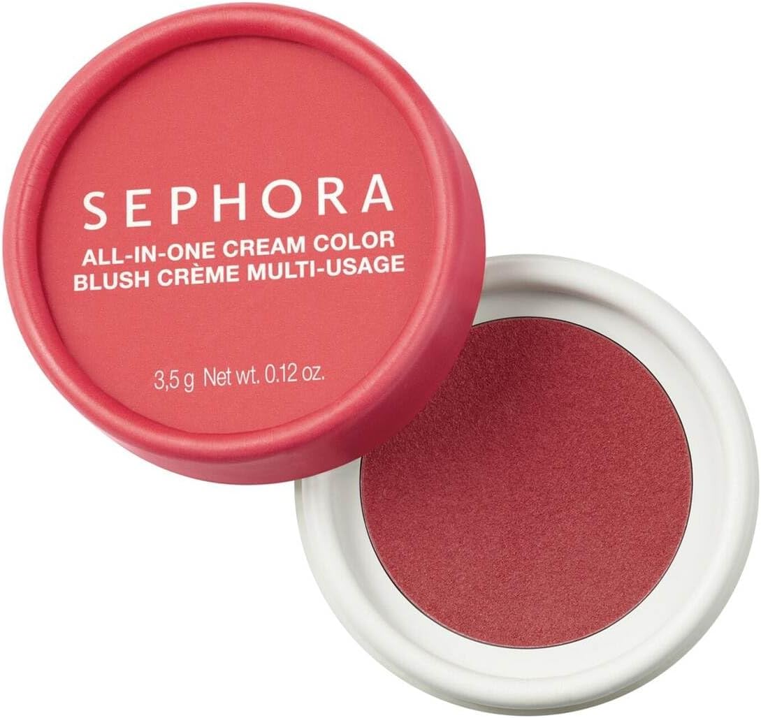 Sephora All-In-One Cream Color - Doğal Ve Sağlıklı Parlaklık Etkisi Veren Krem Allık, 03 Pop Strawberry