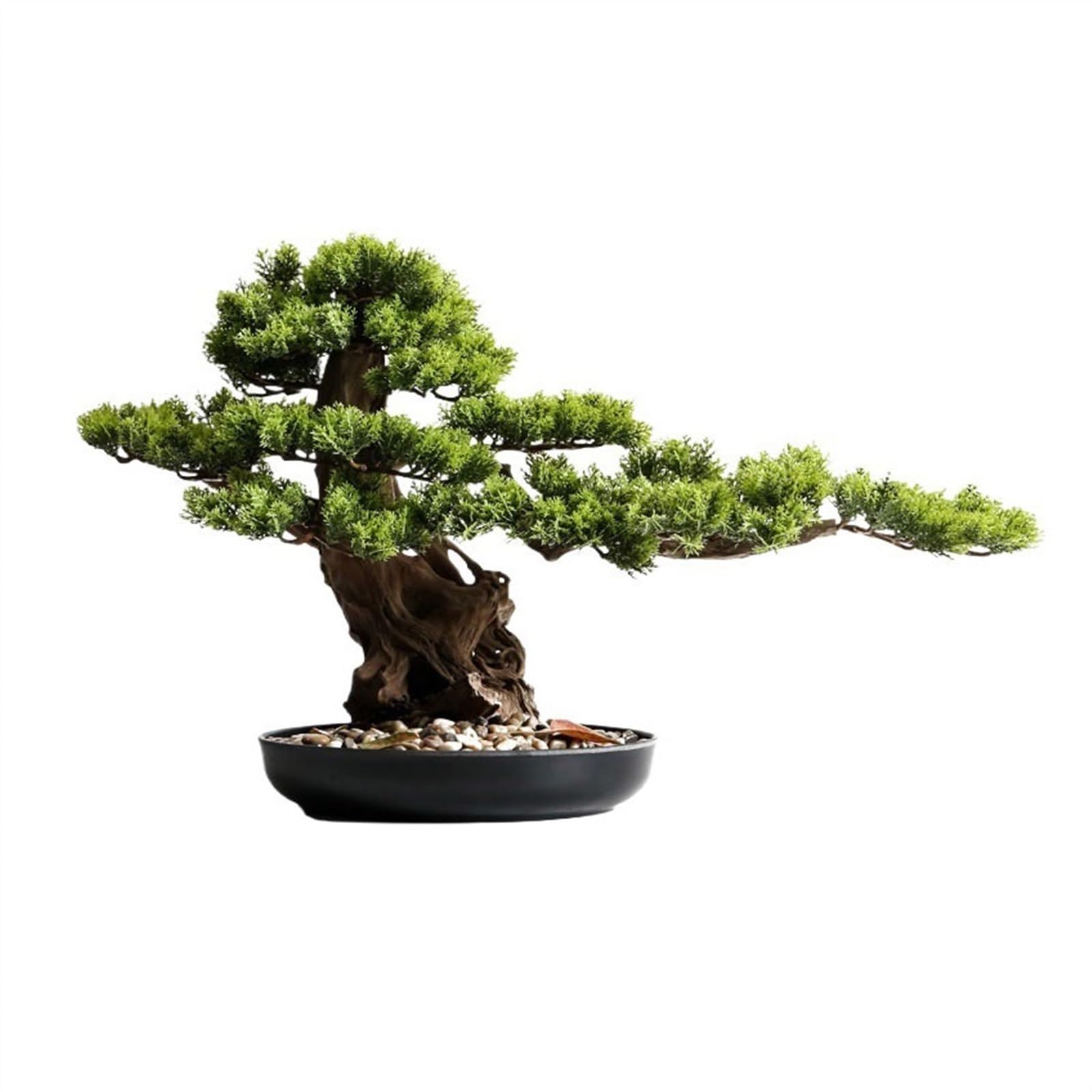 IUokLU Artificial Bonsai Tree Entryway Living Room Greenery Large Fake Tree Artificial Bonsai Hotel Decorations Zen Ornaments Artificial Tree
