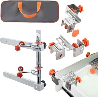 Cabinet Hardware Jig, Handle Template Tool, Mounting Guide Kit, Heavy-duty Sliding Alignment System, Precise Drill Locator, Blue, for Carpentry and Furniture Installation