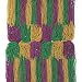 Fun Express Bulk 1000 PC Mardi GRAS Beads - Jewelry - 1000 Pieces