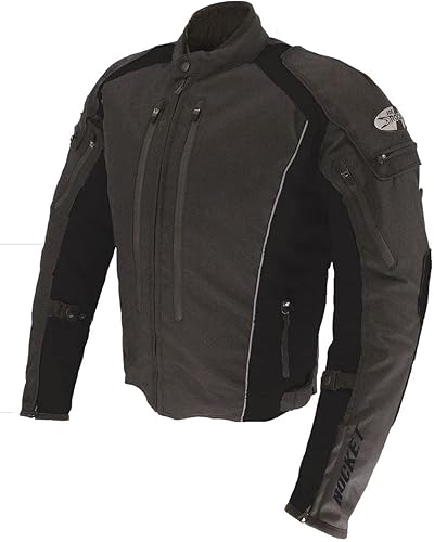 Joe Rocket Turbulent - Chaquetas de moto para hombre, NegroNegro
