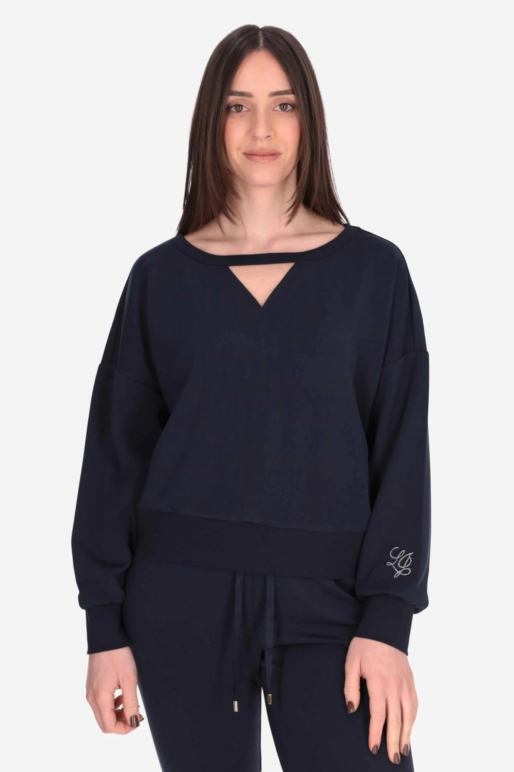 Liu Jo Donna Felpa A Girocollo Modal TA6077JS869