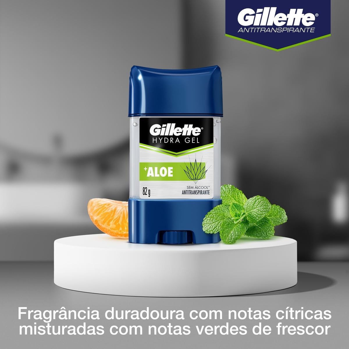 Desodorante Gel Antitranspirante Gillette Hydra Gel Aloe - 82g