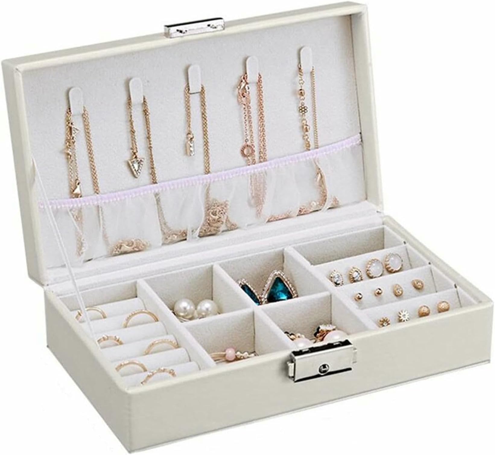 Organisateur de bijoux rectangulaire pour vos week-ends