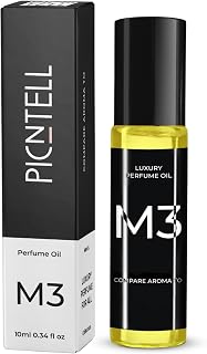 M Series Impression Perfume Oil Roll on – Travel Friendly Cologne for Men Formula Based on Iconic Designer & Luxury Scents, Long Lasting Men’s Fragrances (M3 Perfume)
