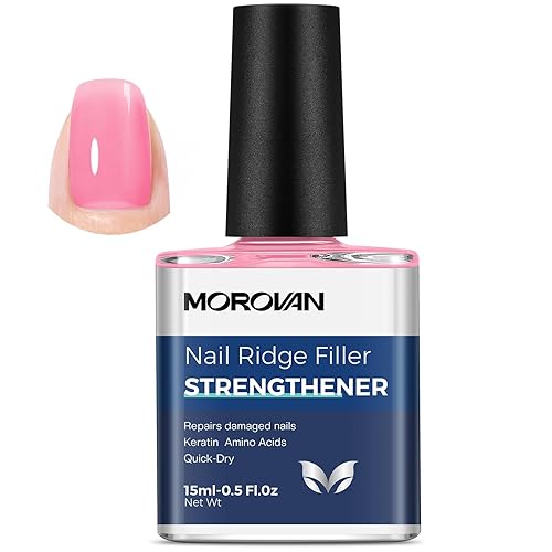 Miniatura 12 de Morovan Fortalecedor y Crecimiento de Uñas: Esmalte Endurecedor de Reparación Natural de Queratina y Tratamiento de Relleno de Estrías para Uñas