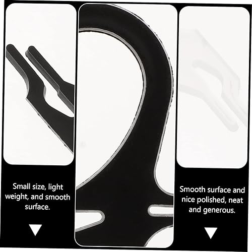 Miniatura 5 de ABOOFAN 800 pcs question Mark Hook Hosiery Display Hangers Socks Retail Display Hanger Clear Hangers Plastic Hooks for Hanging Wall Hanging s