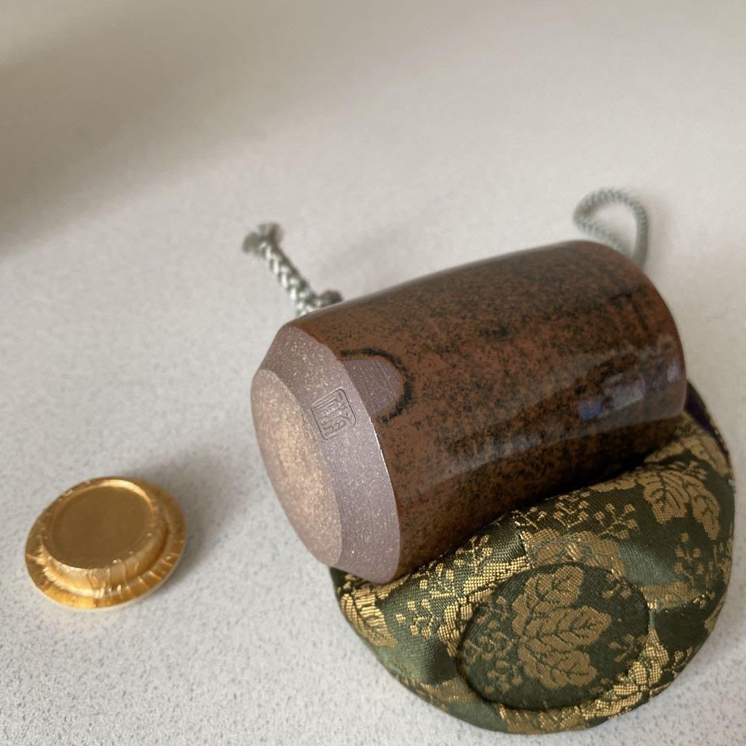 3／16迄 古瀬戸 出雲肩衝名物 共箱 名物裂 桐純子