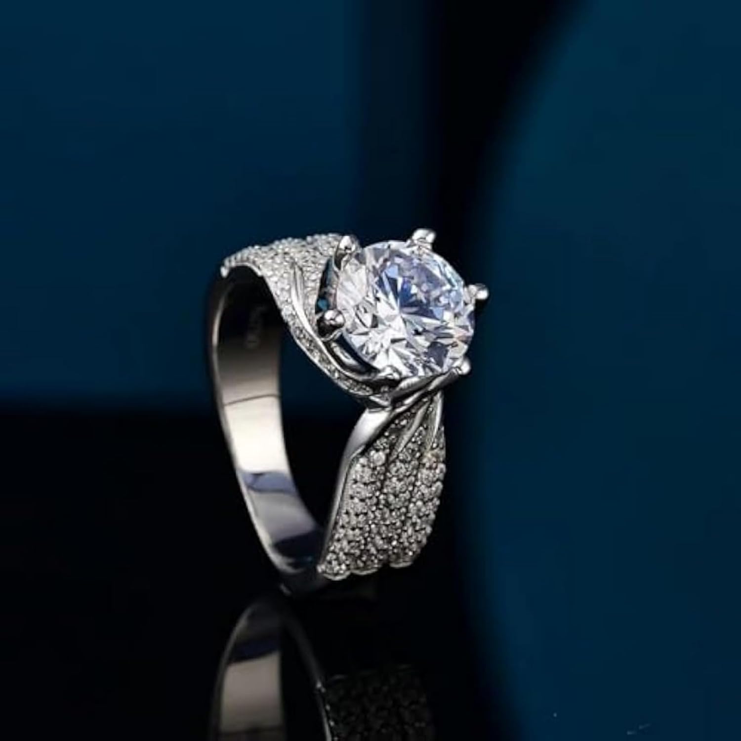 14K Gold 5 Carat Diamond Engagement Rings for Women | Excellent Cut | D-color,VVS1 Clarity | Engagement or Proposal Jewelry