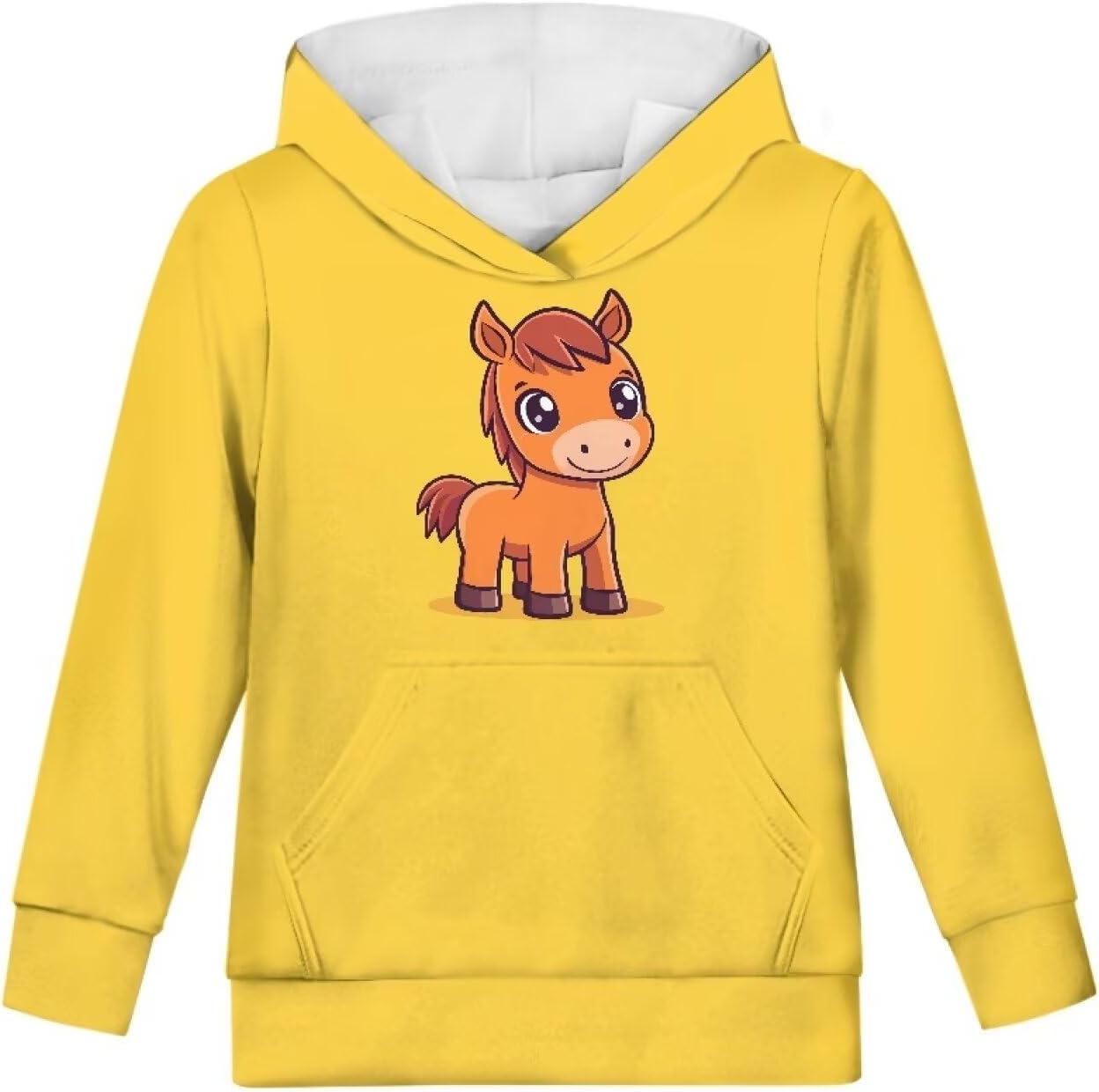 Talayituse Kids Hoodies Long Sleeve Hooded Sweatshirts Loose Pullover Top Clothes Hoody with Kangaroo Pocket for Teen Girls