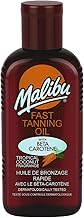 Malibu Huile accélérateur de bronzage Naturel avec carotène 200 ml Pour Tous