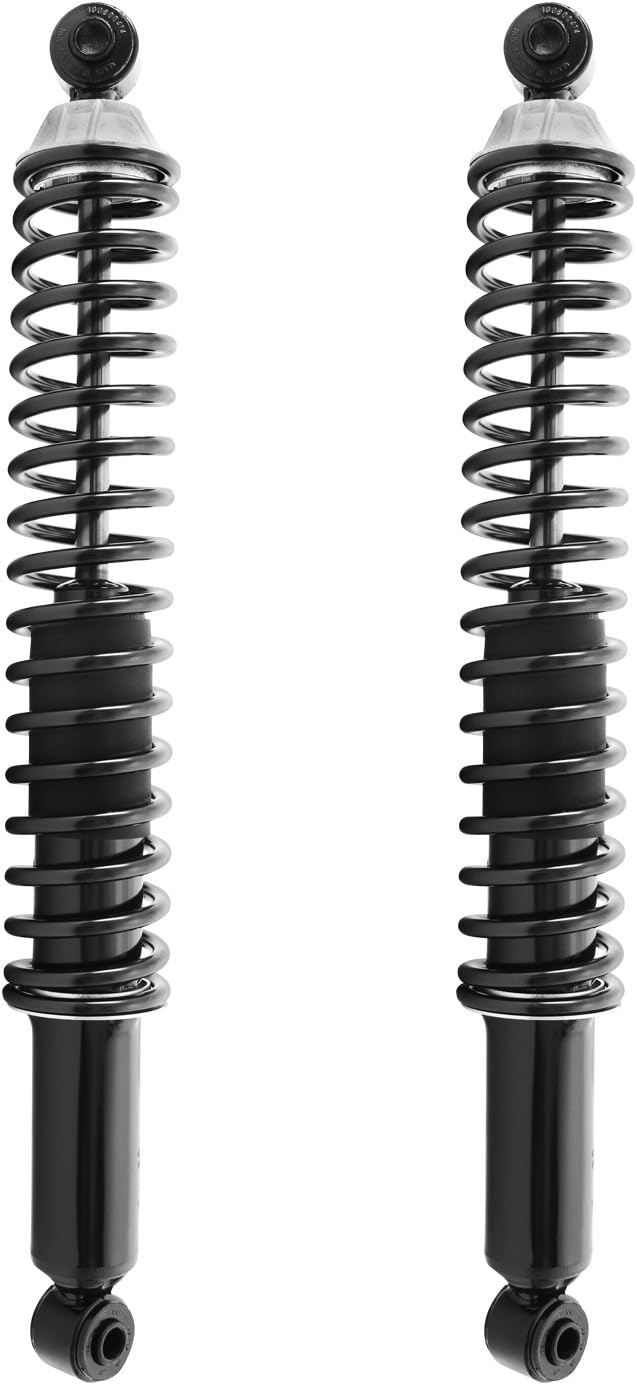 Rear Active Suspension to Shock Absorbers w/Helper Springs Conversion Kit Compatible with 2002-2013 Cadillac Escalade EXT