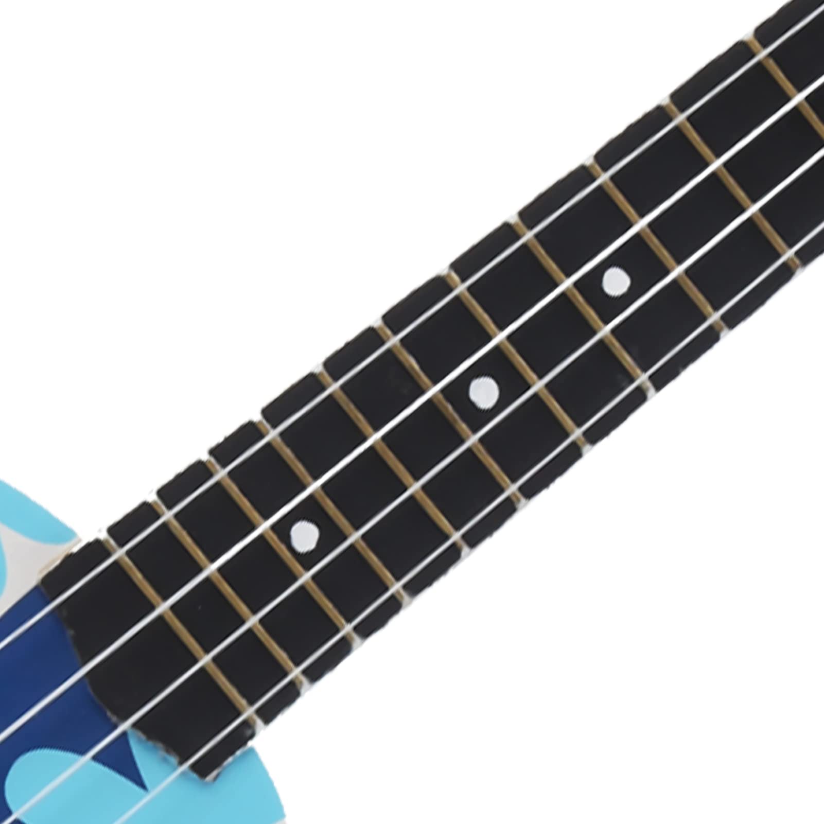 Ukulele Hawaiano a 4 Corde Mtlavishishing 21 Pollici con Borsa da Gig Motivo Fiore Blu per Principianti Bambini Adulti Studenti Strumento Musicale Legno di Tiglio Artigianato Desig