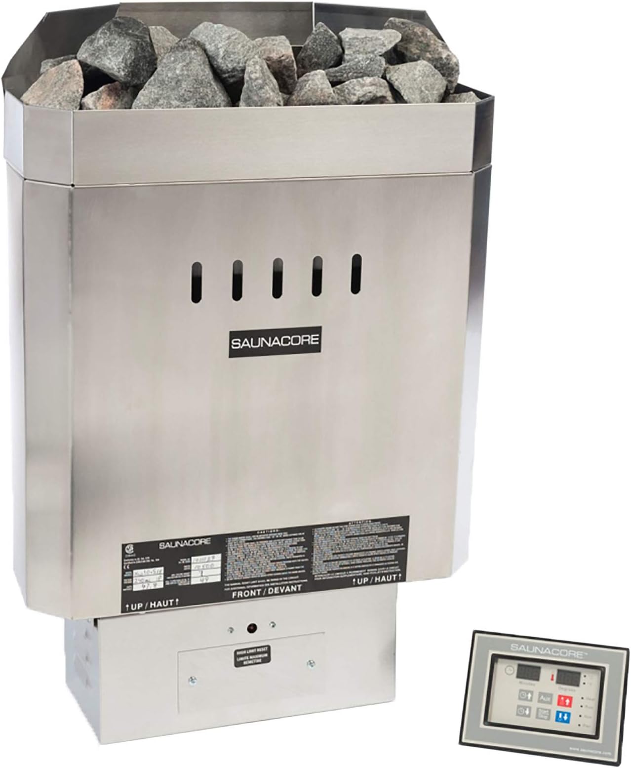 Northern Lights Group 5.0 Kw SE Special Edition Sauna Heater- Stainless - Digital Controller