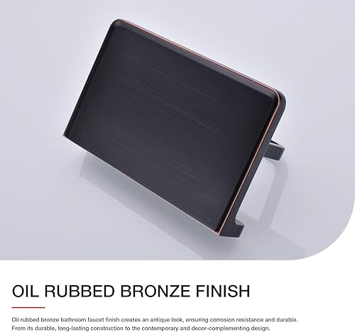 Miniatura 5 de Soporte de papel higiénico con estante para teléfono, para baño, montaje en pared, dispensador de rollo de pañuelos, almacenamiento, bronce aceitado