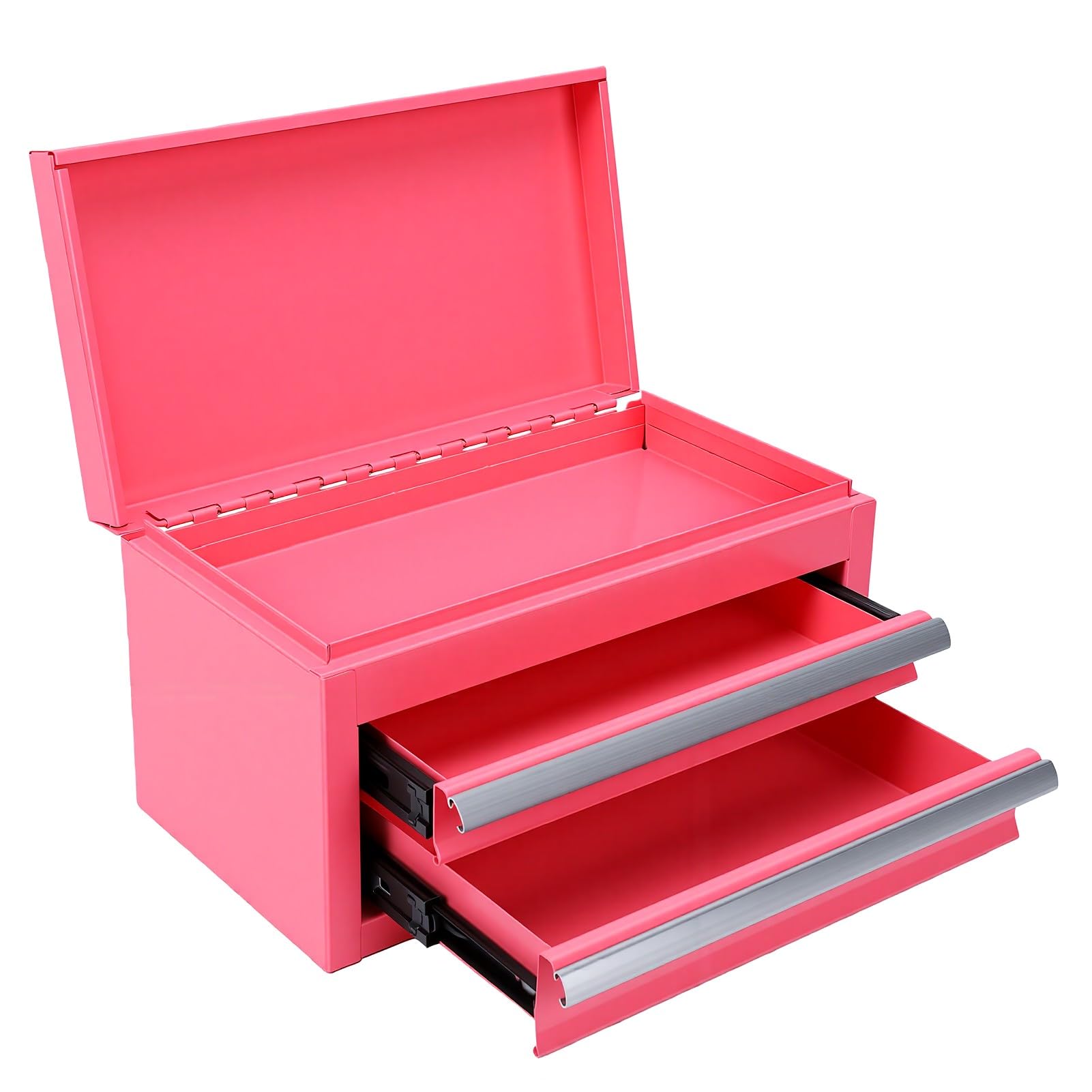 Mini Cassetta Portautensili, Organizer Compatto a 2 Cassetti, 10,83