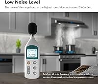 Vista 4 de IKTCH Campana extractora para debajo del gabinete de 30 pulgadas con 900 CFM, panel de control táctil y detección de gestos de 4 velocidades