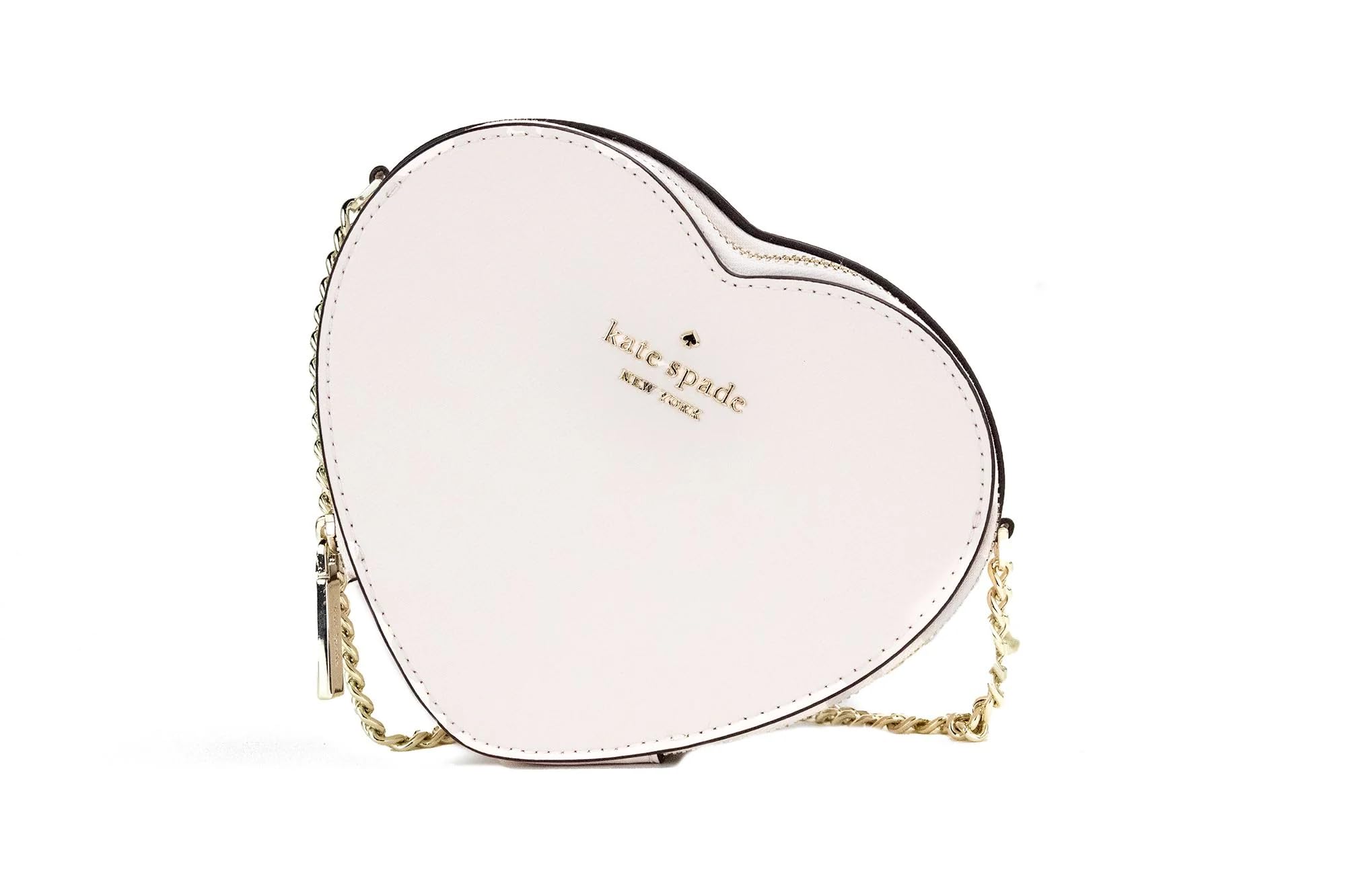 Kate Spade New York Love Shack Mini Heart Crossbody Purse in Light Rose