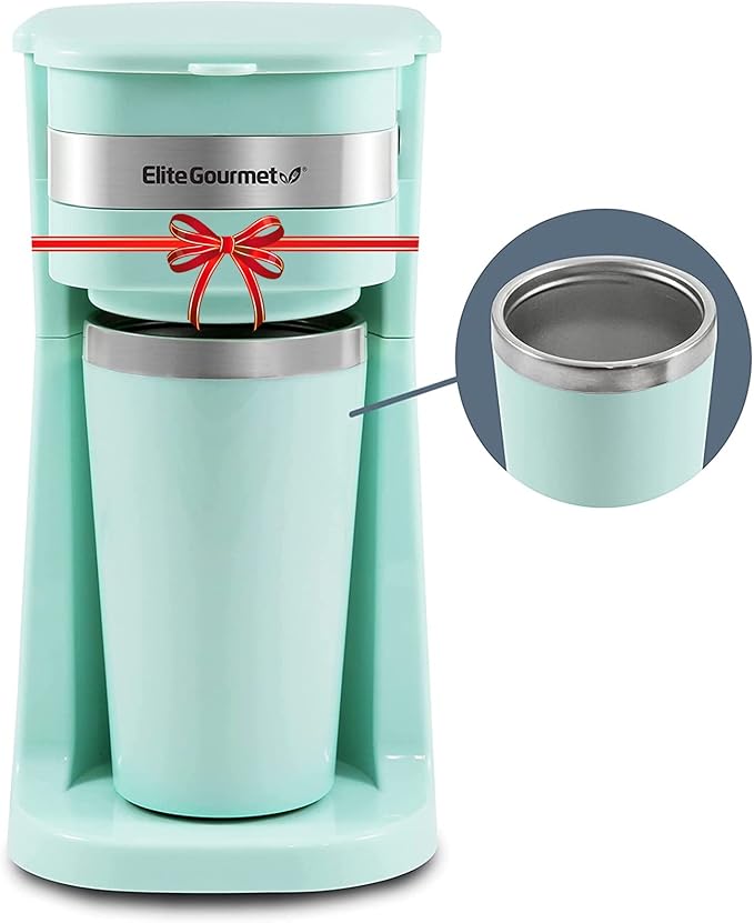 Cafetera de Goteo Personal Compacta con Taza Térmica, 600W miniatura 2