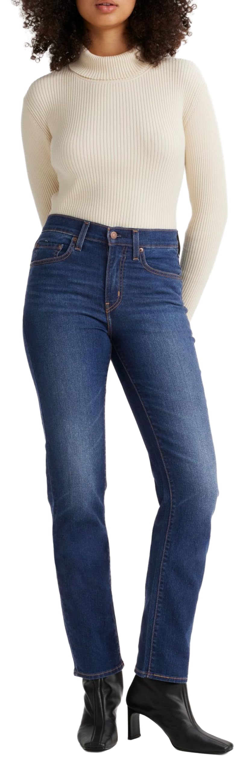 Levi's 724 High Rise Straight Chelsea Carbon Gl, Chelsea Carbon Glow, 25W x 30L